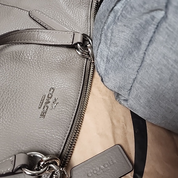 Coach Kelsey Satchel -Putty/Khaki pebble texture - Picture 8 of 8